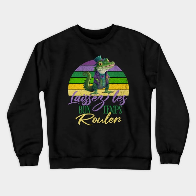 Let the Good Times Roll - Laissez les bon temp rouler Crewneck Sweatshirt by Unified by Design